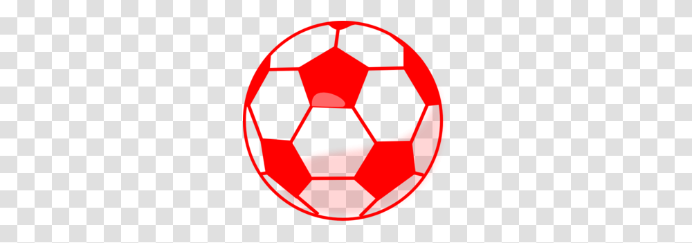 Soccerball Red Clip Art, Soccer Ball, Football, Team Sport, Sports Transparent Png