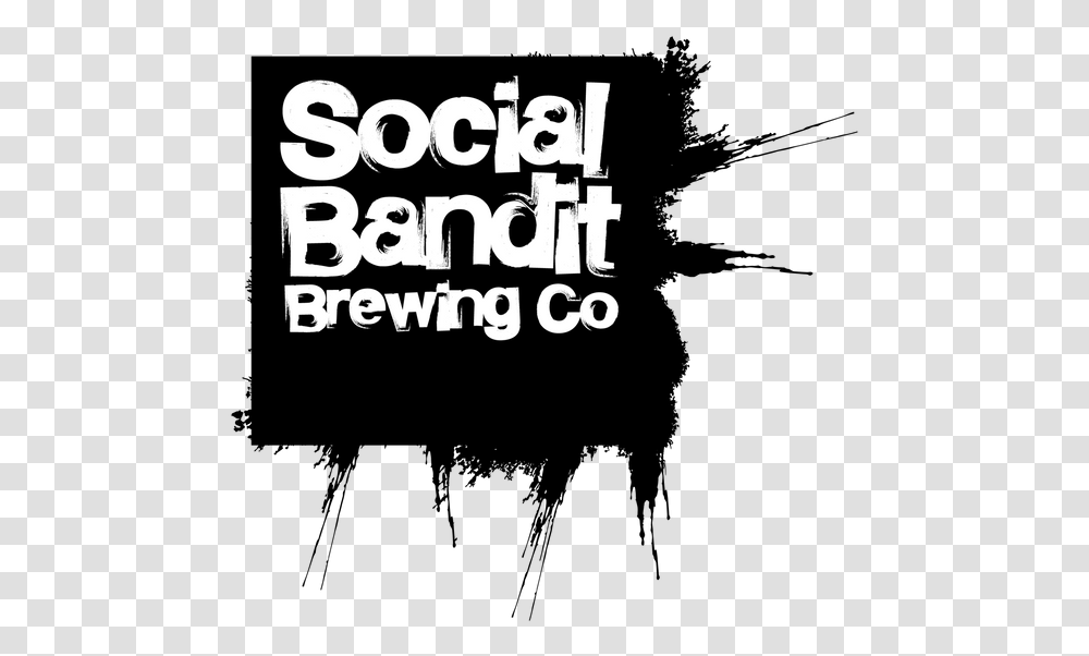 Social Bandit Brewing Co Fiction, Text, Alphabet, Face, Symbol Transparent Png