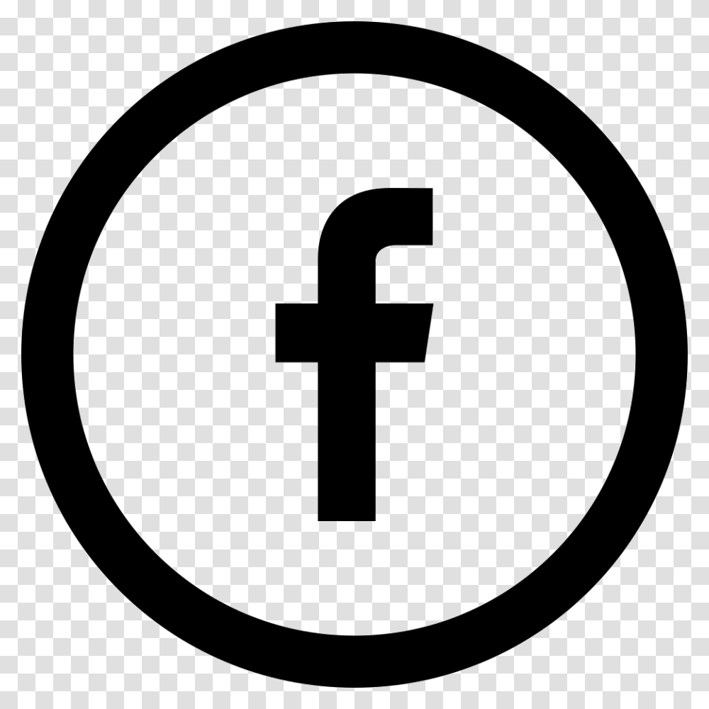 Social Facebook Circular Button Icon Free Download, Hand, Stencil Transparent Png