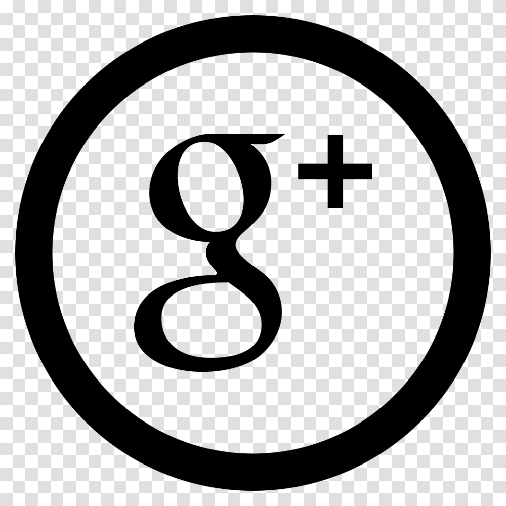 Social Google Plus 2 Number In Circle, Alphabet Transparent Png