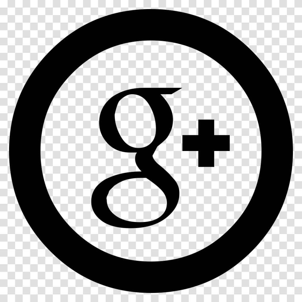 Social Google Plus Circular, Alphabet, Number Transparent Png