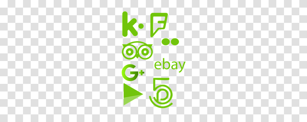 Social Icon Number, Green Transparent Png