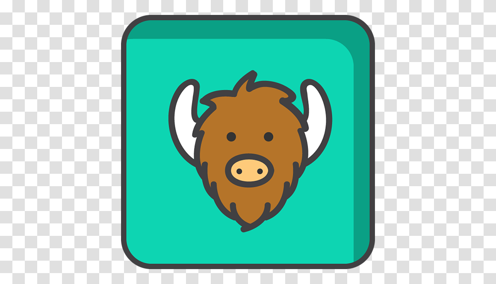 Social Icons, Logo, Piggy Bank, Buffalo, Wildlife Transparent Png