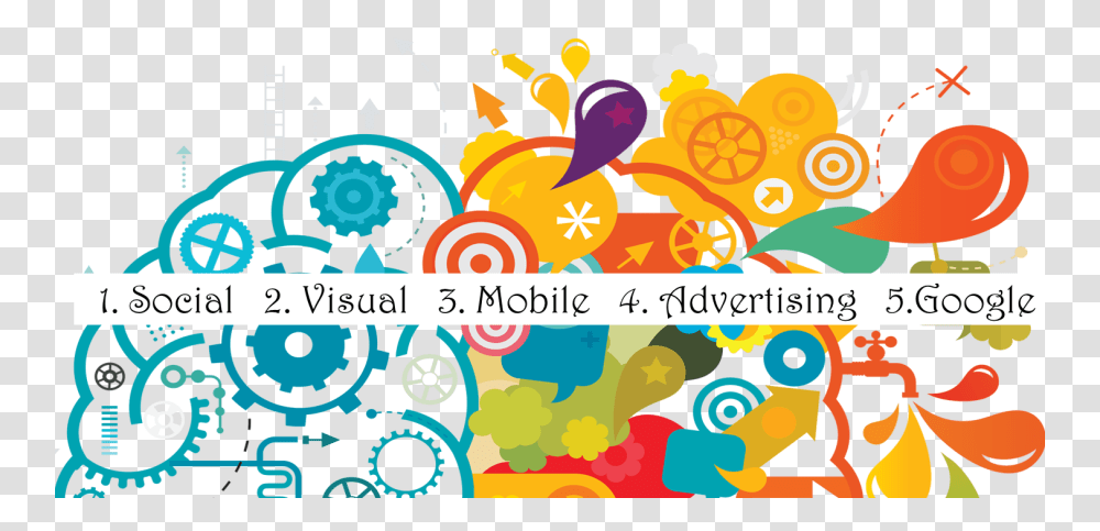 Social Media Amp Digital Marketing Trends For Creativity, Floral Design, Pattern Transparent Png