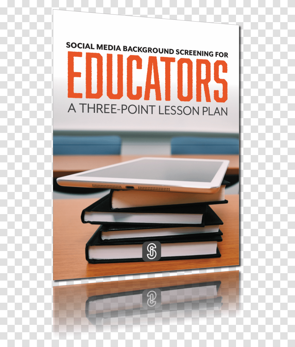 Social Media Background Screening For Educators Book Cover, Computer, Electronics, Tablet Computer, Phone Transparent Png