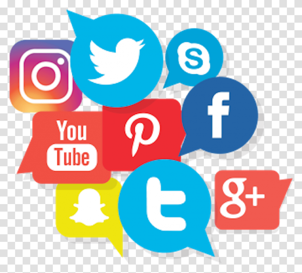 Social Media Background, Number, Alphabet Transparent Png