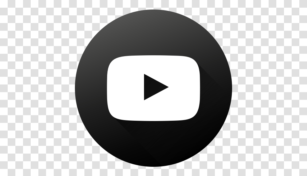 Social Media Black White High Quality Youtube Circle Logo Youtube Icon, Face, Symbol, Gray, Trademark Transparent Png
