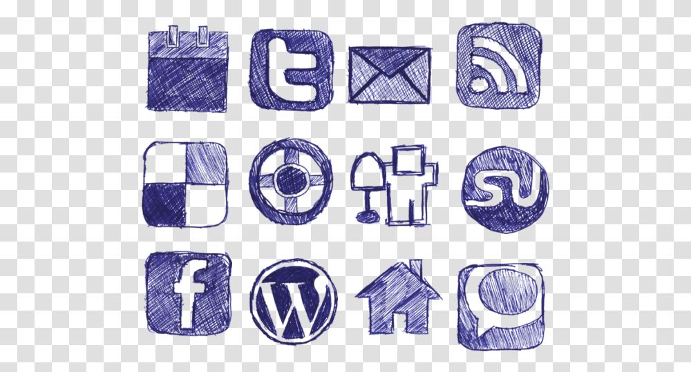 Social Media Blog Icon Direct And Indirect Advertising On Social Media, Alphabet, Purse, Handbag Transparent Png