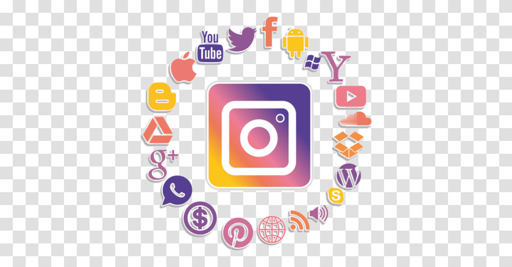 Instagram Black White Icon Social Media Icon Logo Youtube Facebook Electronics Camera Spiral Webcam Transparent Png Pngset Com