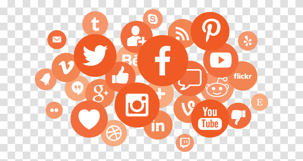 Social Media Clipart Scial Social Media Marketing Full, Number, Logo Transparent Png