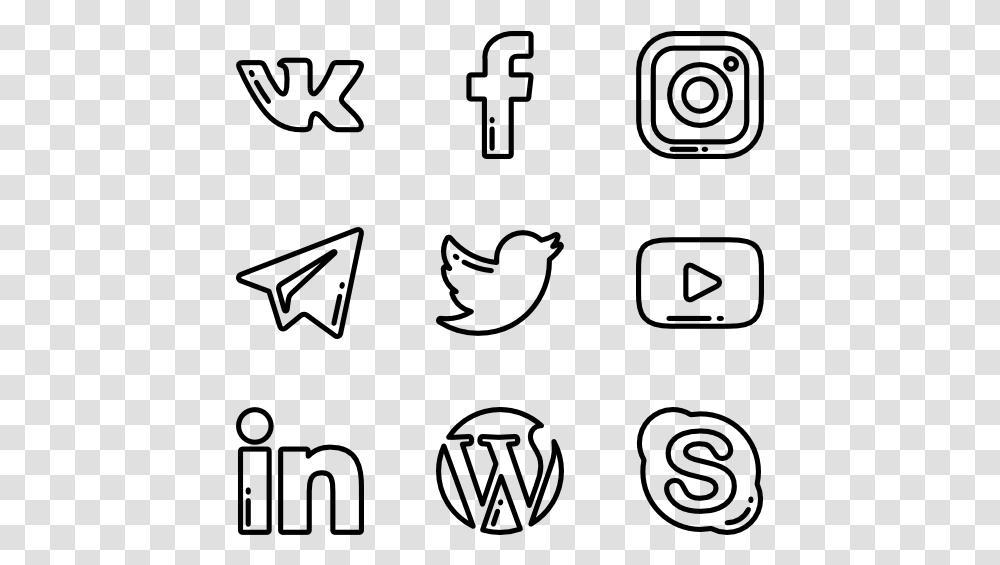 Social Media Colouring Pages, Gray, World Of Warcraft Transparent Png