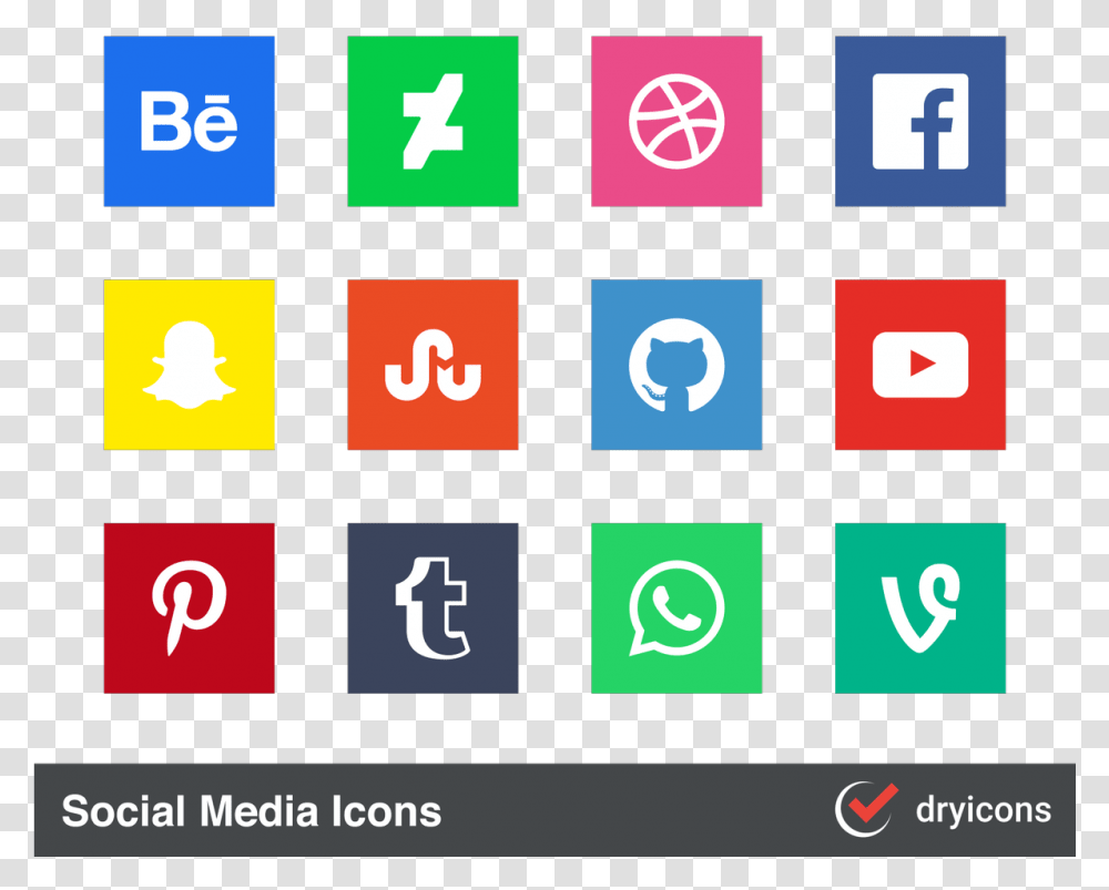 Social Media Flat Icon, Number, Electronics Transparent Png