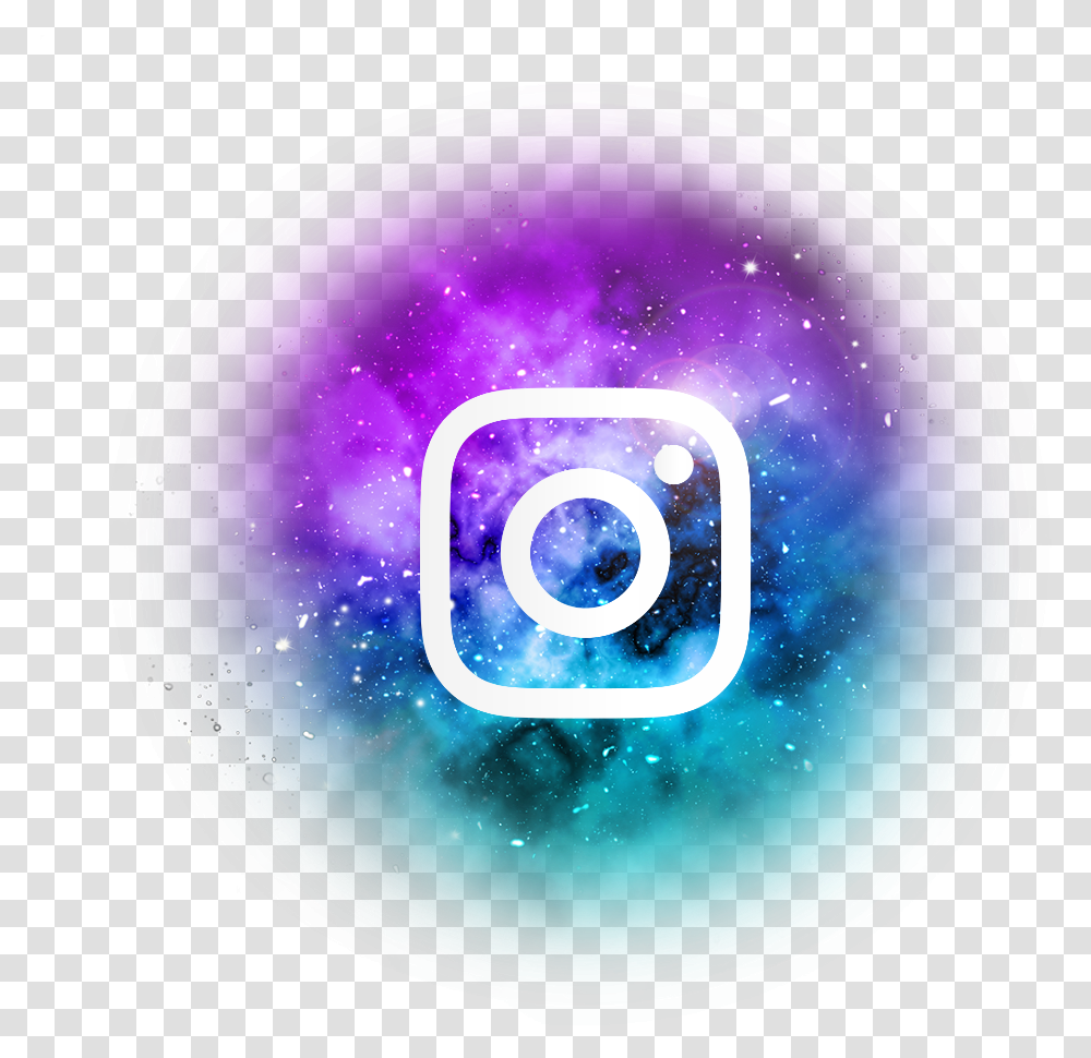 Social Media Galaxy Icons Icon Galaxy Instagram Logo, Sphere, Helmet, Clothing, Apparel Transparent Png