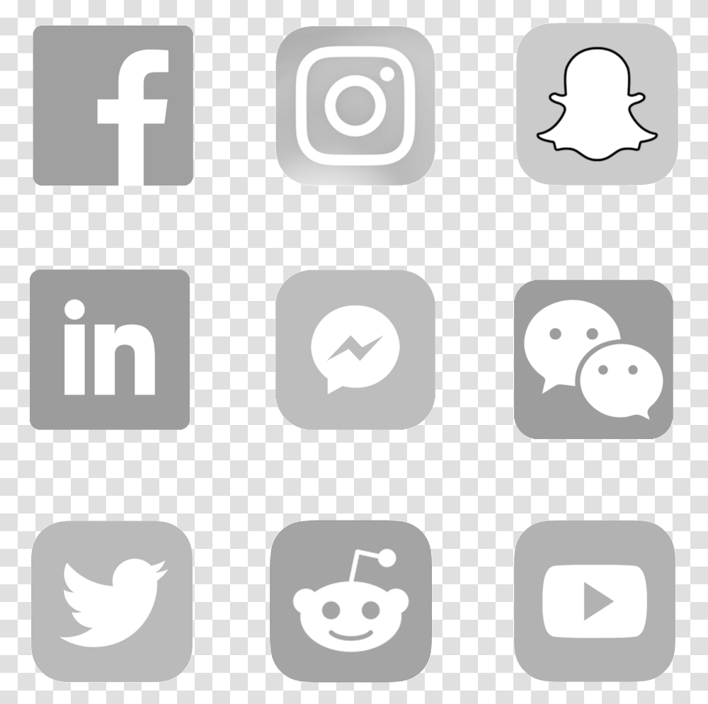 Social Media Icon Download Small Email Signature Instagram Logo, Number, Electronics Transparent Png