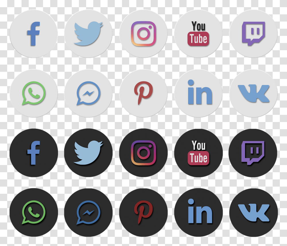 Social Media Icon Grey Social Share Icon, Number, Rug Transparent Png