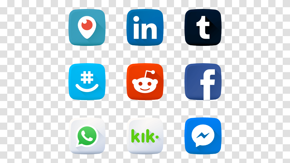 Social Media Icon Packs Social Web Icons Vector, Number, Alphabet Transparent Png