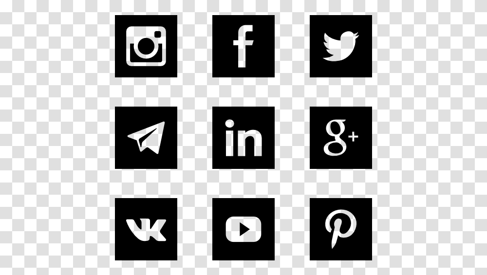 Social Media Icon Square, Gray, World Of Warcraft Transparent Png