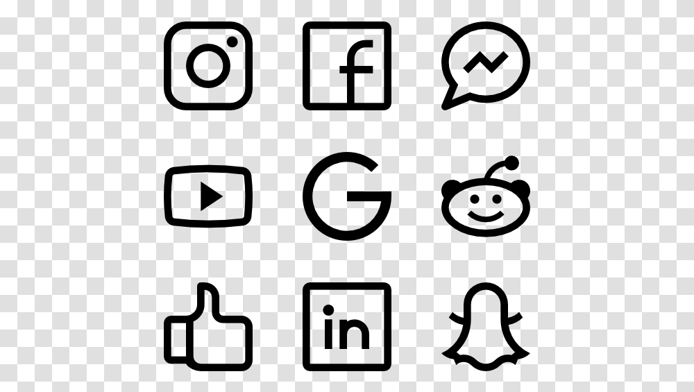 Social Media Icons Background 360 Degree Vector, Gray, World Of Warcraft Transparent Png