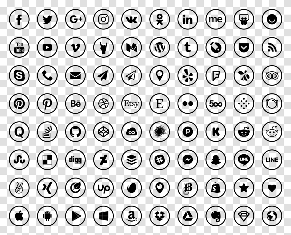 Social Media Icons Contact And Social Media Icons, Gray, World Of Warcraft Transparent Png