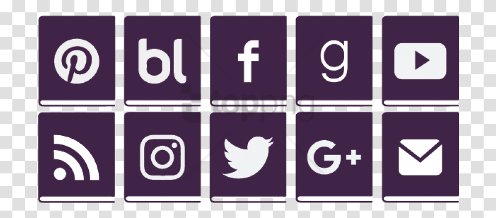 Social Media Icons Facebook Instagram Youtube, Number, Alphabet Transparent Png