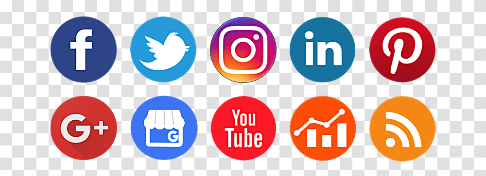 Social Media Icons For Social Media Management Platform Eclincher, Number, Light Transparent Png