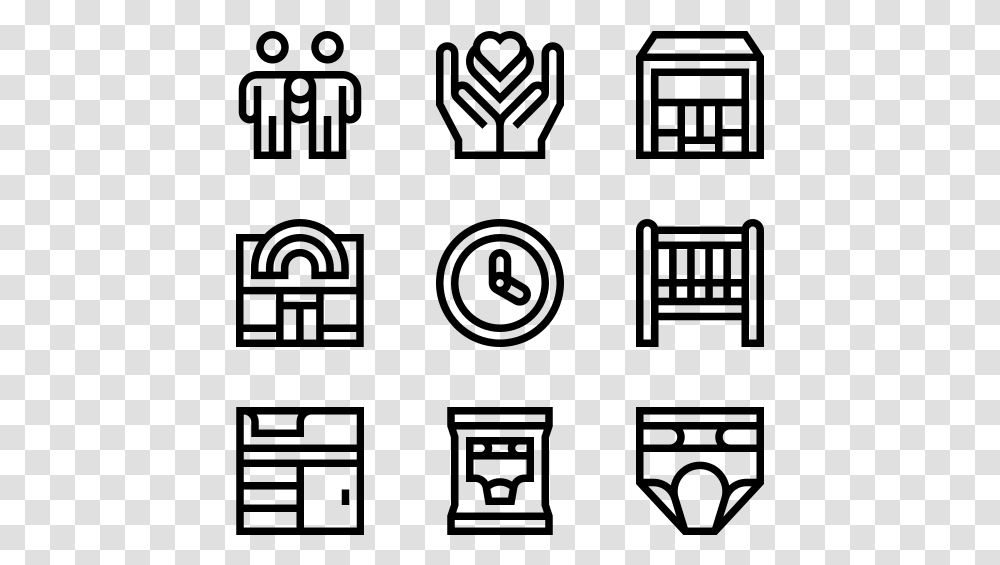 Social Media Icons Hd Black And White, Gray, World Of Warcraft Transparent Png