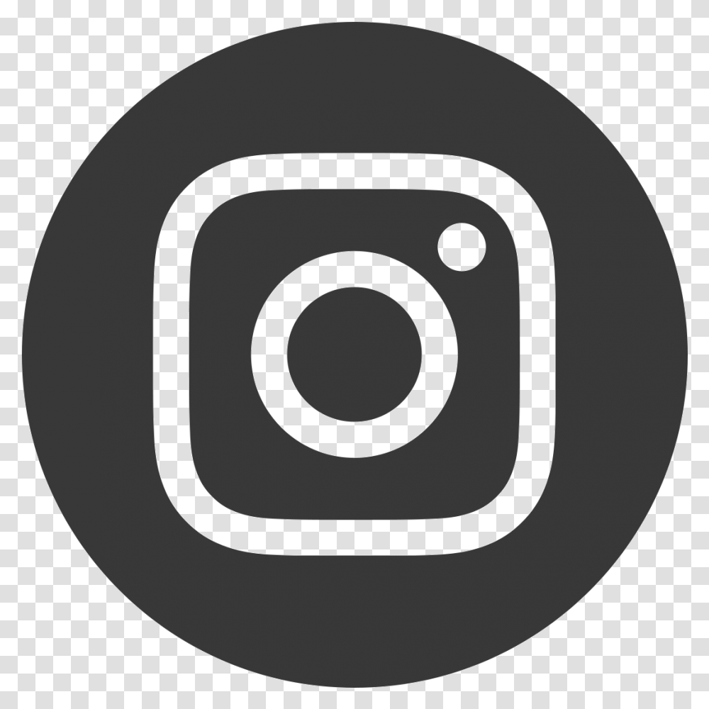 Social Media Icons Ig Logo Black Electronics Camera Spiral Disk Transparent Png Pngset Com