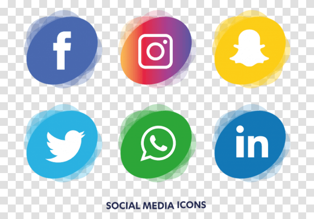 Social Media Icons, Number, Sweets Transparent Png
