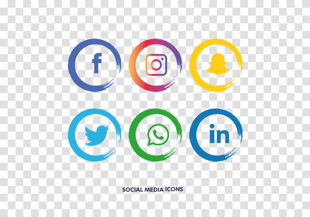Social Media Icons Set Facebook Instagram Whatsapp Social, Logo, Trademark, Spiral Transparent Png