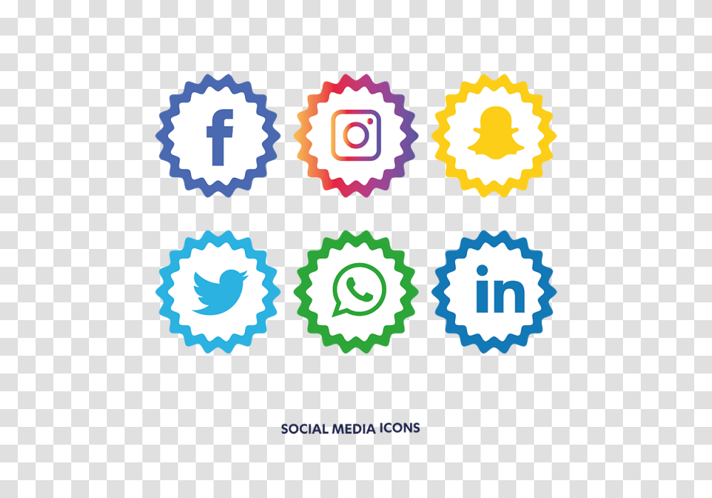 Social Media Icons Set Facebook Instagram Whatsapp Social, Number, Pattern Transparent Png