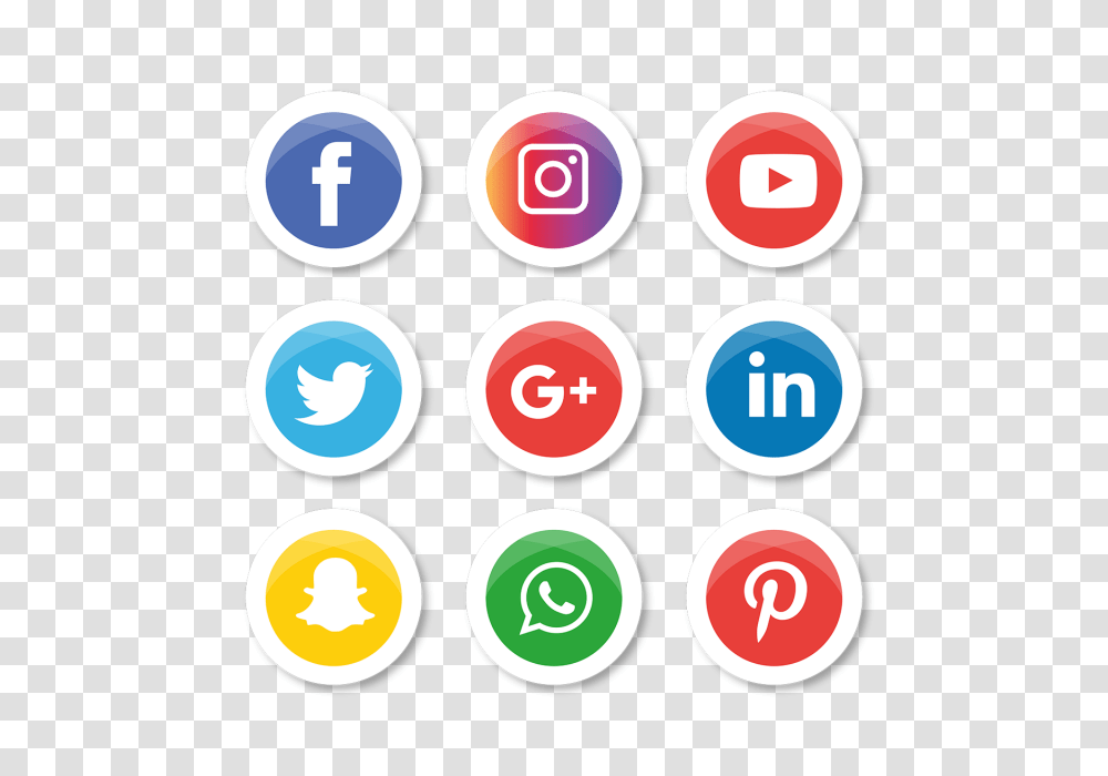 Social Media Icons Set Logo Vector Illustrator Social Media, Number, Label Transparent Png