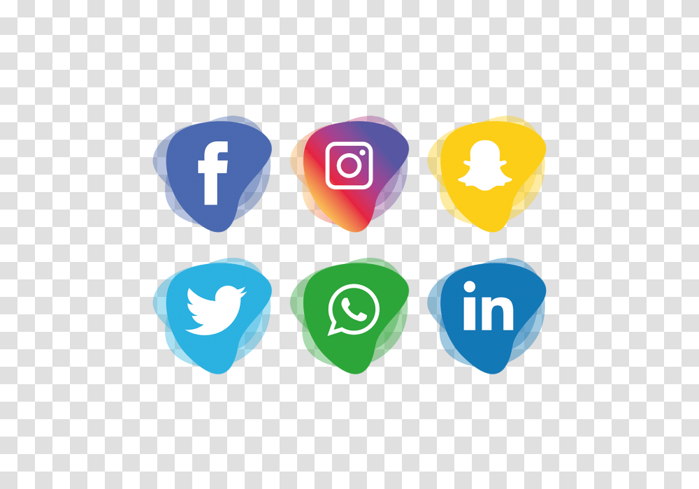 Social Media Icons Set Social Media Icon And Vector, Logo, Trademark Transparent Png