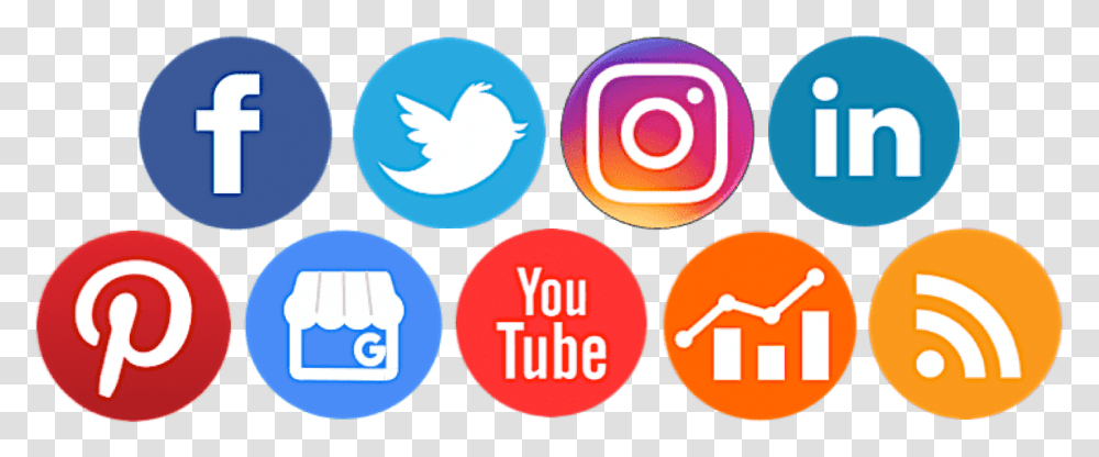 Social Media Icons Social Media Platforms Logos, Trademark, Light Transparent Png