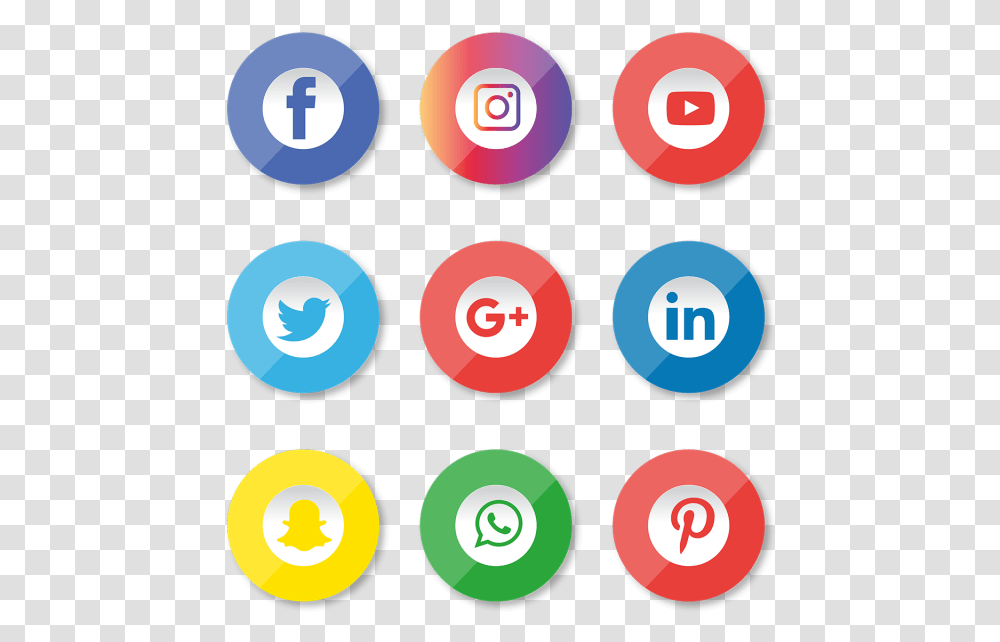 Social Media Icons Vector Logo Media Sosial, Number, Alphabet Transparent Png