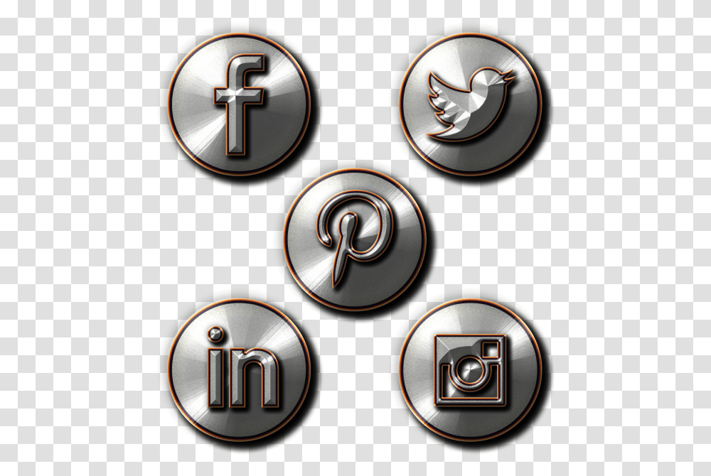 Social Media Icons Vector Social Media Metal Icons, Logo, Emblem Transparent Png