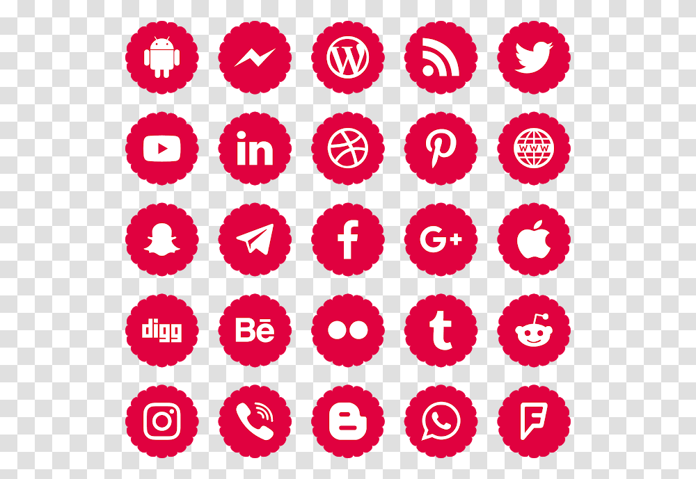 Social Media Icons Vector Social Media Vector Icons, Number, Rug Transparent Png
