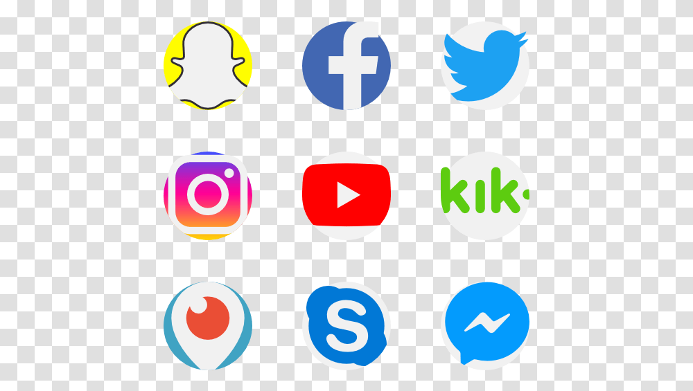 Social Media In Logo, Number, Alphabet Transparent Png