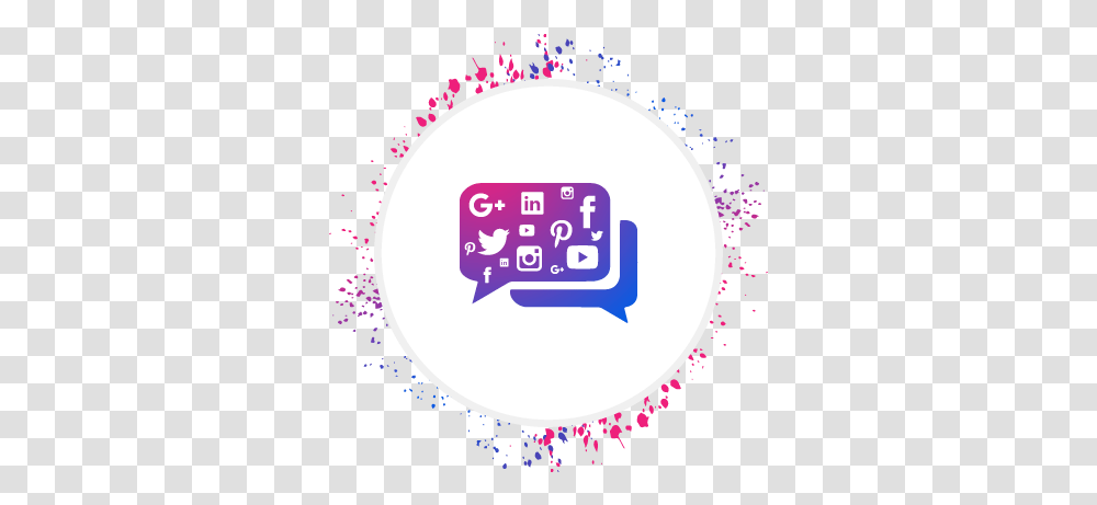 Social Media Inbound Marketing Services B2b Facebook Circle, Balloon, Text, Hand, Digital Clock Transparent Png