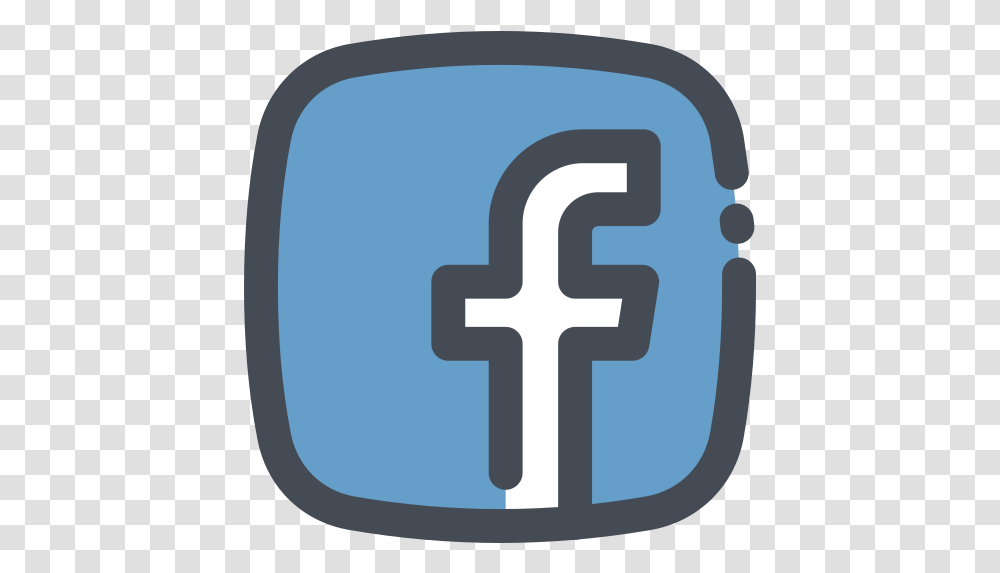 Social Media Logo Facebook Free Icon Of Facebook Icon Free, Text, Number, Symbol, Bowl Transparent Png