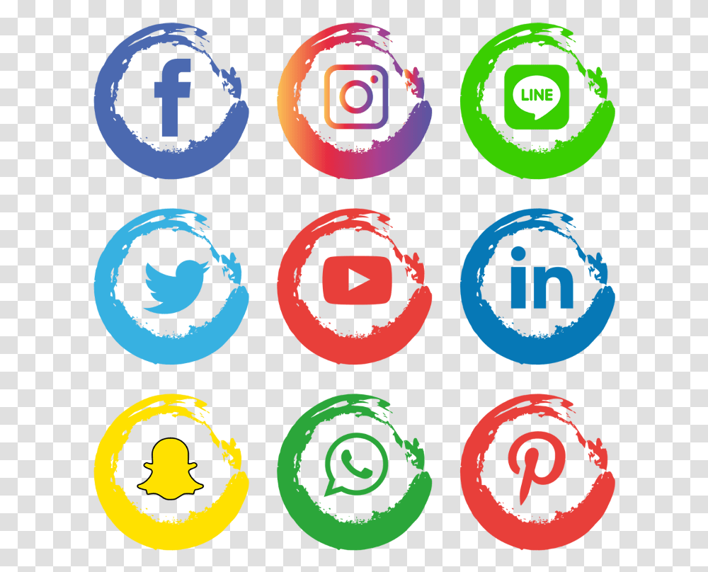 Social Media Logo, Trademark, Spiral Transparent Png