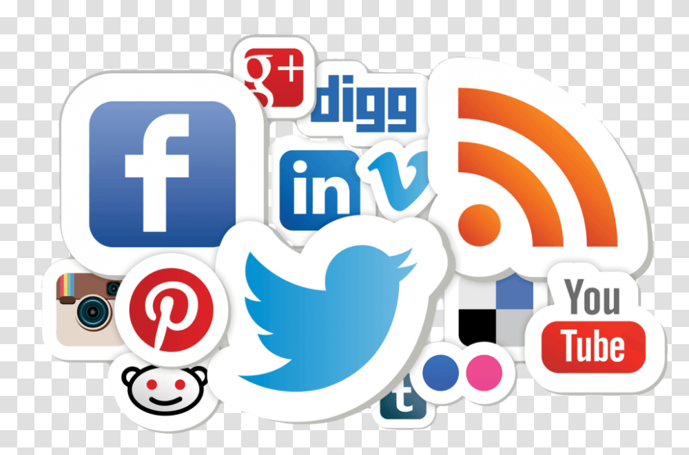 Social Media Logos, Label, Number Transparent Png