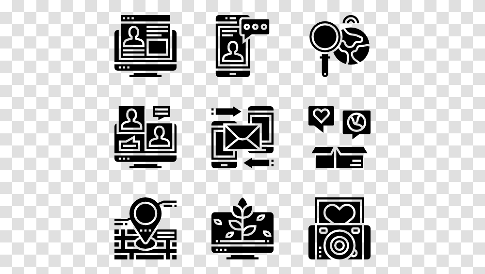 Social Media Machine Learning Icons, Gray, World Of Warcraft Transparent Png