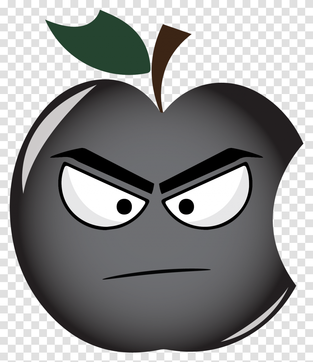Social Media Marketing Agency Birmingham Uk Angry Apple Apple With Angry Face, Stencil, Graphics Transparent Png