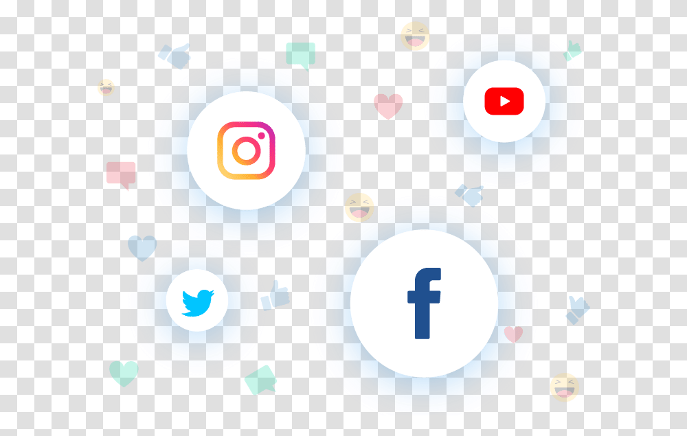 Social Media Marketing Circle, Number Transparent Png