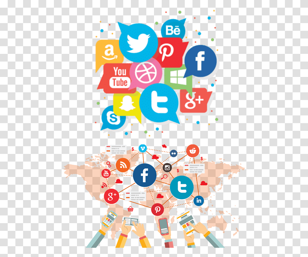 Social Media Marketing Company In Social Media Share Icons, Text, Graphics, Art, Number Transparent Png