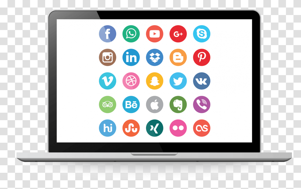 Social Media Platform Icons, Pc, Computer, Electronics, Laptop Transparent Png