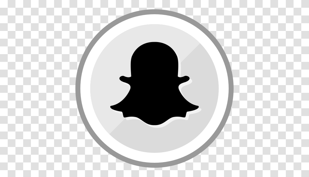 Social Media Snapchat Icon, Silhouette, Stencil, Meal, Food Transparent Png