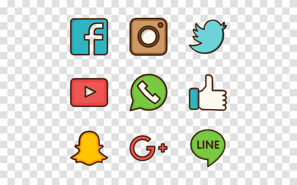 Social Media Social Media Images, Number, Alphabet Transparent Png