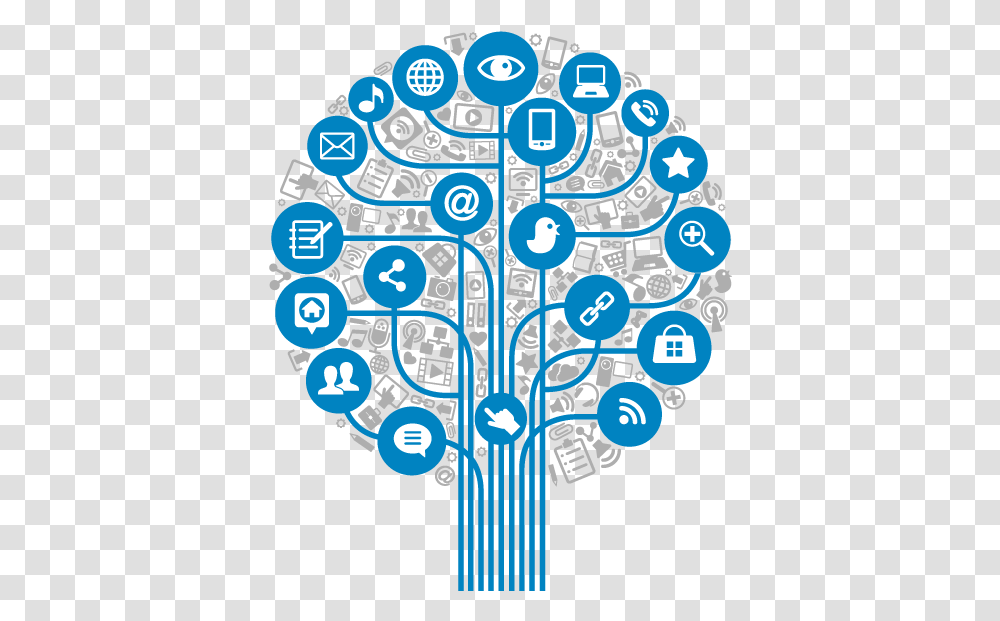 Social Media Tree, Diagram Transparent Png