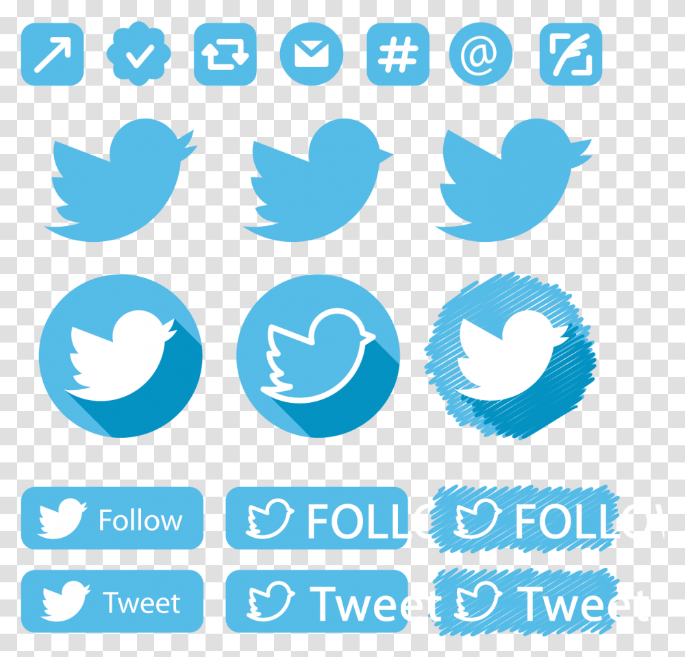 Social Media Twitter Icon Follow On Twitter, Number, Word Transparent Png